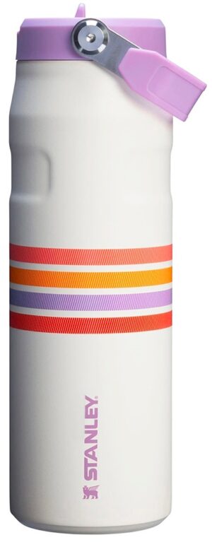 Botella Térmica Stanley Aerolight Varsity Flip 2.0 10-11283-181 (710mL) Cream Lilac Stripe