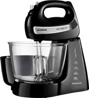 Batedeira Mondial B-23-NP Bella Massa Inox 220v Preto