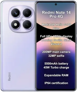 Smartphone Xiaomi Redmi Note 14 Pro LTE Dual Sim 6.67" 8GB/256GB Purple (Global)