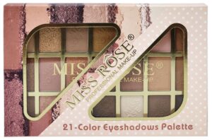 Paleta sombras Miss Rôse 7001-052N - 35.7g (21 Colores)