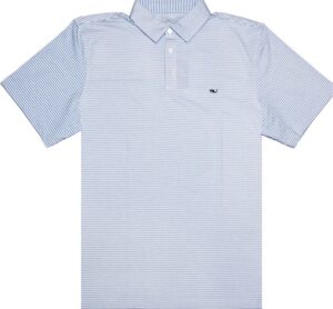 Outlet Camiseta Polo Vineyard Vines Masculina - White Navy