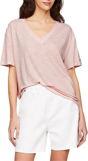 Camiseta Tommy Hilfiger WW0WW41198 TJQ - Femenina