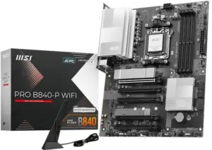Placa Madre MSI Pro B840-P Wifi AM5/4xDDR5/M.2/PCI-E/HDMI/USB-C/SATA