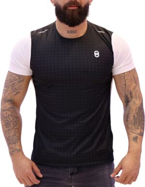Camiseta Joog Dynamic Negro/Blanco Masculina