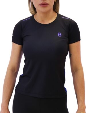 Camiseta Joog Majestic Negro/Azul Femenina