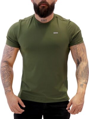 Camiseta Joog Basica Verde oscuro Masculina