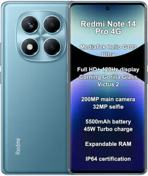 Smartphone Xiaomi Redmi Note 14 Pro LTE Dual Sim 6.67" 12GB/512GB Blue (Global)