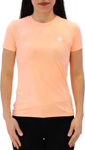 Camiseta Joog Basica Small Logo Coral Femenina