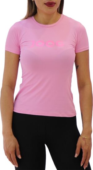 Camiseta Joog Basica Poliamida Rosa Femenina