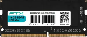 Memoria para Notebook RAM FTX 16GB 5200MHz DDR5
