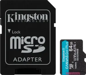 Memoria Micro SD Kingston 64GB Canvas Go! Plus - 170Mb/s