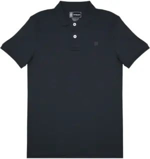 Camiseta Polo Hydrant Poliéster PH000011 Negra - Masculina