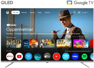 Smart TV QLED JVC 65" LT-65KM748 4K UHD Bluetooth/WiFi/GoogleTV