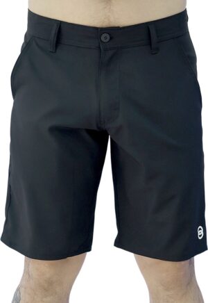 Short de Golf Joog Poliéster Negro - Masculino