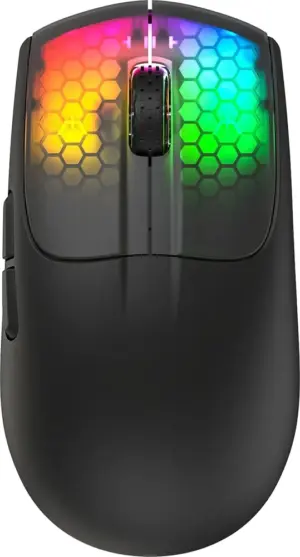 Mouse Attack Shark X5 RGB Tri-Mode - Black (Inalámbrico)