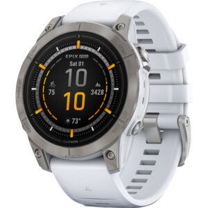 Reloj Smartwatch Garmin Epix Pro (Gen 2) Sapphire 47 mm - Titanium/Whitestone (010-02803-20)