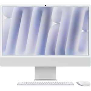 Apple iMac (Late 2024) 24" 4.5K M4 512 GB MWUV3LL/A - Silver (Inglés)