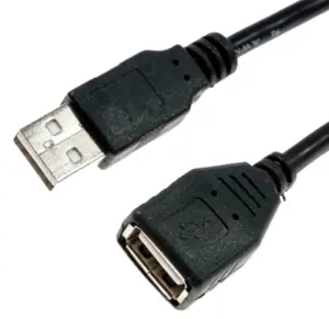 Cable HLD USB 2.0 Macho/ Hembra 3 Metros Negro