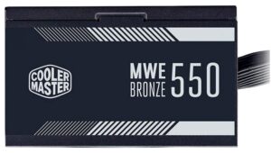 Fuente para Gabinete Cooler Master MWE 550 80 Plus Bronze 550W