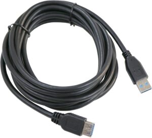 Cable HLD USB 3.0 Macho/Hembra 3 Metros Negro