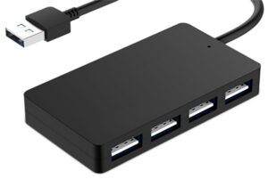 Hub USB 2.0 Sate A-HUB13 4 Puertas Negro