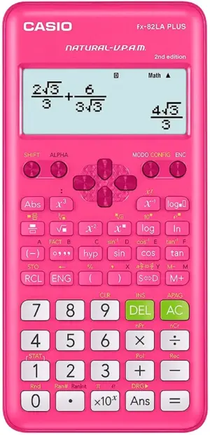 Calculadora Casio FX-82LA Plus 2nd Edition - Rosa