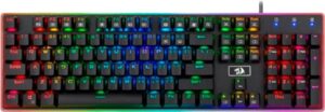 Teclado Gaming Redragon Ratri K595-RGB - Negro (Inglés con Cable)
