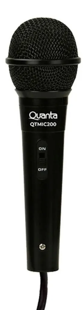 Micrófono Quanta Dinámico Cardioide con Cable QTMIC200
