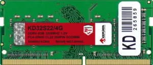 Memoria para Notebook 4GB Keepdata DDR4 3200MHz KD32S22/4G