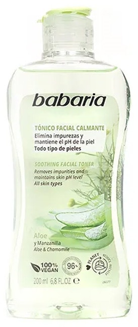 Tonico Facial Babaria Aloe Vera y Manzanilla - 200mL