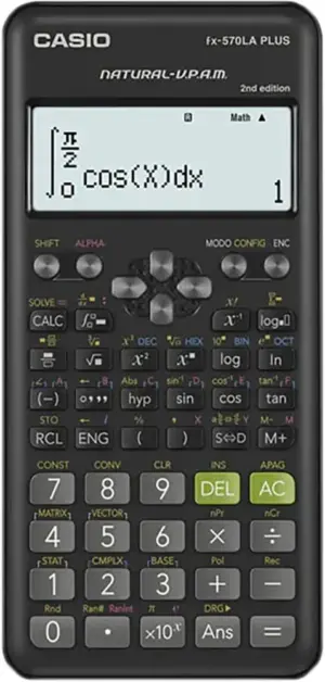 Calculadora Científica Casio FX-570LA - Negro