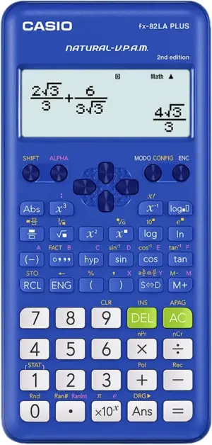 Calculadora Científica Casio FX-82LA - Azul