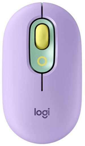 Mouse Logitech Pop Emoji Wireless 4000DPI - Violeta