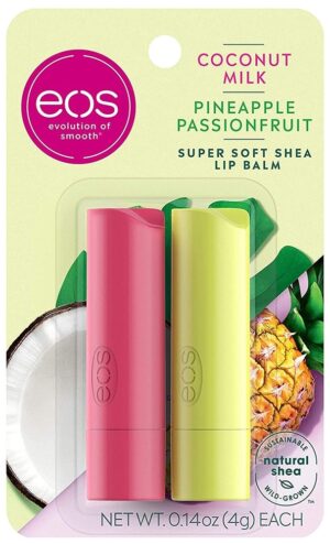 Protector Labial EOS Coconut Milk Pineapple Passion Fruit (2 x 4g)