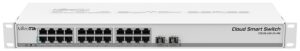 Hub Switch Mikrotik RouterBoard Smart 24 Puertas CSS326-24G-2S+RM