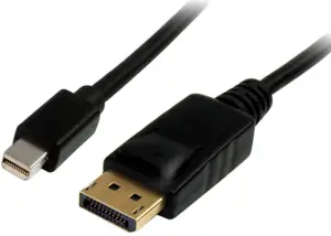 Cable Adaptador HLD Mini DisplayPort Macho a DisplayPort Macho