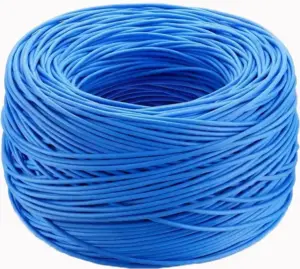 Cable de Red Iuron Owire CAT5E UTP 24AWG BC Azul 305 [metros]