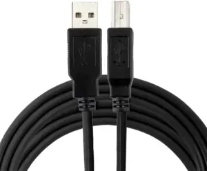 Cable HLD USB 2.0 a USB-B con Filtro 10 Metros Negro