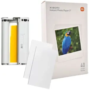 Papel Fotográfico Xiaomi Instant Photo Paper 3" (40 Hojas)