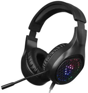 Headset Gaming Satellite King Fight GH-330 RGB Alámbrico - Negro