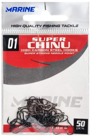 Anzuelo Marine Sports Super Chinu Black 01 con 50 pcs