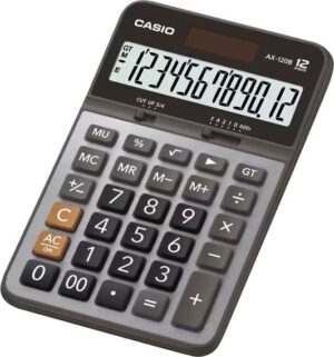 Calculadora Casio AX-120B (12 Digitos) - Gris