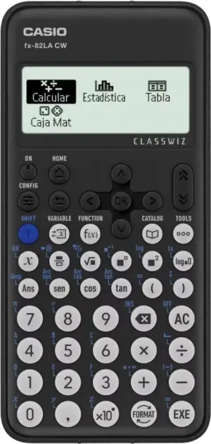 Calculadora Científica Casio fx-82LA X-BU - Negro
