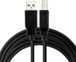 Cable HLD USB 2.0 a USB-B con Filtro (5 Metros) - Negro