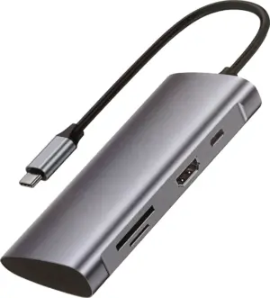 Adaptador USB-C Hub HYE Docking Station HYEHU71 7 en 1