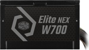 Fuente para Gabinete Cooler Master Elite Nex 700W Full Range 80 Plus Bivolt Negro