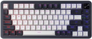 Teclado Gaming Redragon Ucal Pro K673WB-RGB-PRO (Inglés - 3 Modos) Switch Rojo