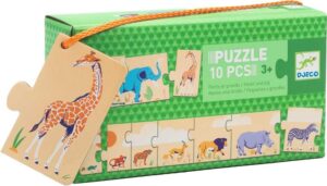 Rompecabezas Pequeños y Grandes Djeco (10 Piezas) DJO8189
