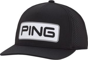 Kepi Ping Golf Tour Vented Delta 35566-99 Negro - Masculino