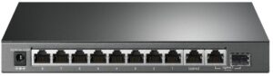 Hub Switch TP-Link TL-SG1210MP de 10 puertos a 10/100 Mbps con PoE+ de 8 puertos